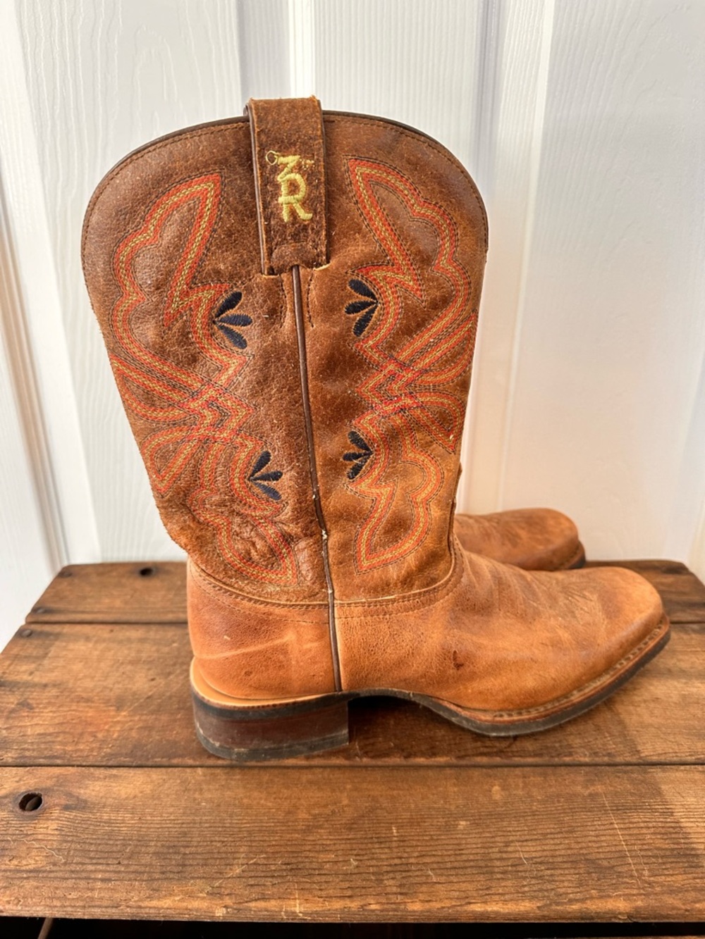 Tony Lama Brown Cowboy Boots